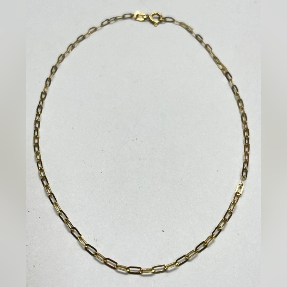 Elegant 10k Gold Anklet, 10" Anklet